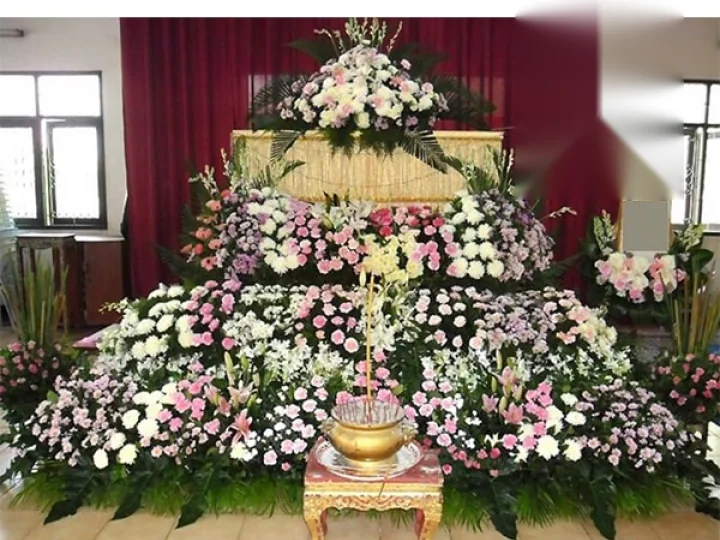 ผลงานตกแต่งศาลาวัดจริง
