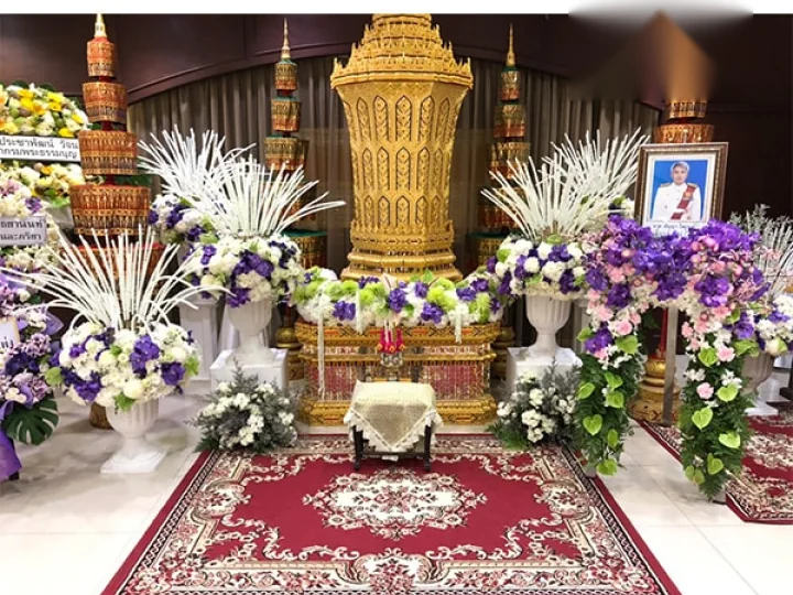 ผลงานจัดดอกไม้งานศพ งานศพจริง Funeral Decor